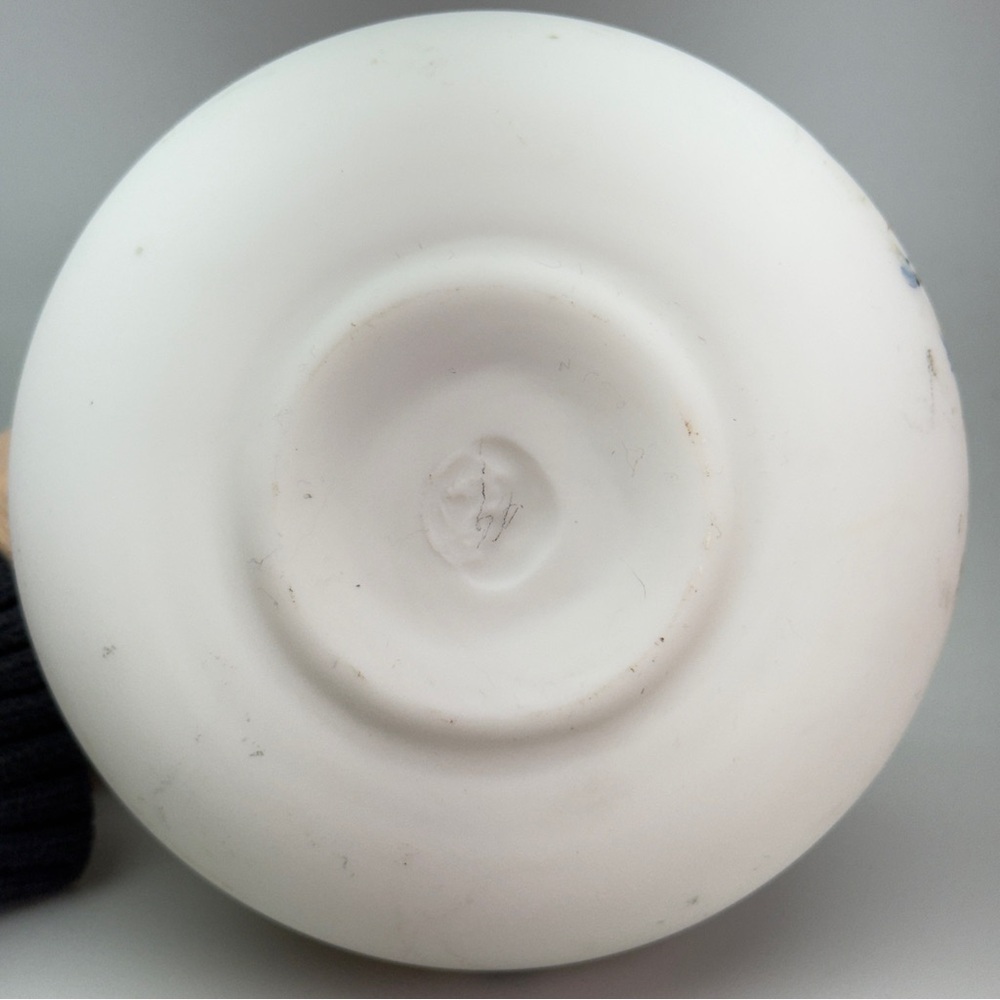 Antique Victorian HandPainted Milk Glass Decanters Barber Dresser Bottles - Picture 9 of 10